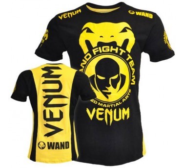 Venum Wand team Shockwave Tee black yellow