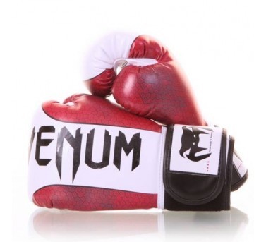 Abverkauf Venum Red Devil Boxing Gloves Skintex Leather