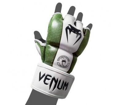 Abverkauf Venum Green Viper MMA Gloves Skintex Leather Gr.S