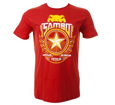 Abverkauf Venum Sambo Shirt Red Gr S