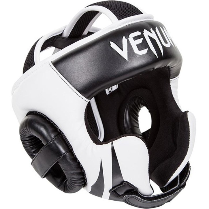 Venum Challenger 2.0 Headgear Hook & Loop Strap Black Ice