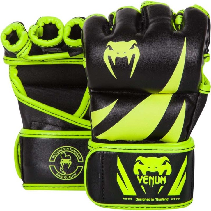 Venum Challenger MMA Gloves Neo Yellow Black