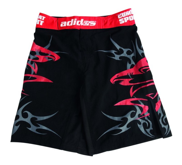 Abverkauf Adidas Shark MMA Fightshort Black Red