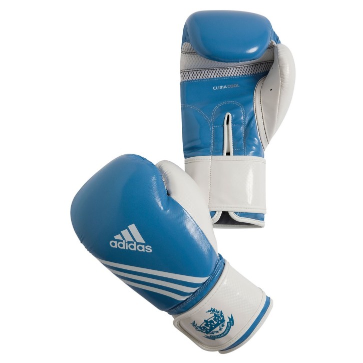 Abverkauf Adidas Fitness Boxhandschuhe Blue White