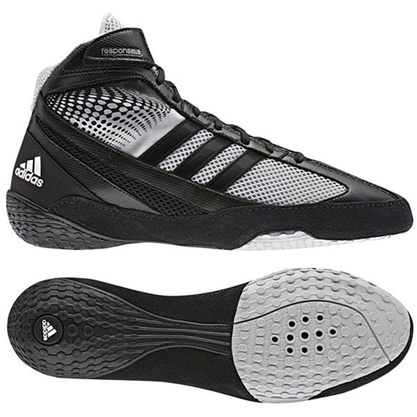 Sale Adidas Response III wrestling shoe black silver