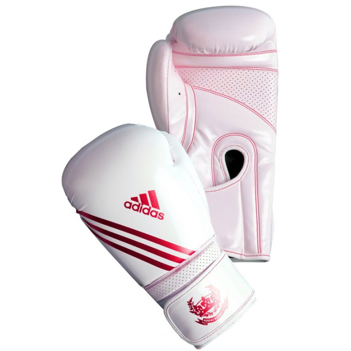 Abverkauf Adidas Hybrid Aero Tech white red Fitness Boxing Glove