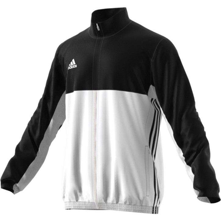 Abverkauf Adidas T16 Team Jacke Männer Black White AJ5382