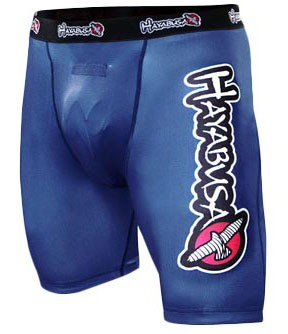 Sale Hayabusa Haburi compression shorts red blue