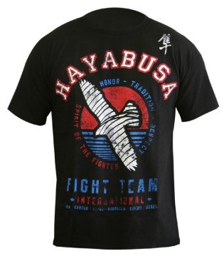 Sale Hayabusa International Fight Team Shirt black