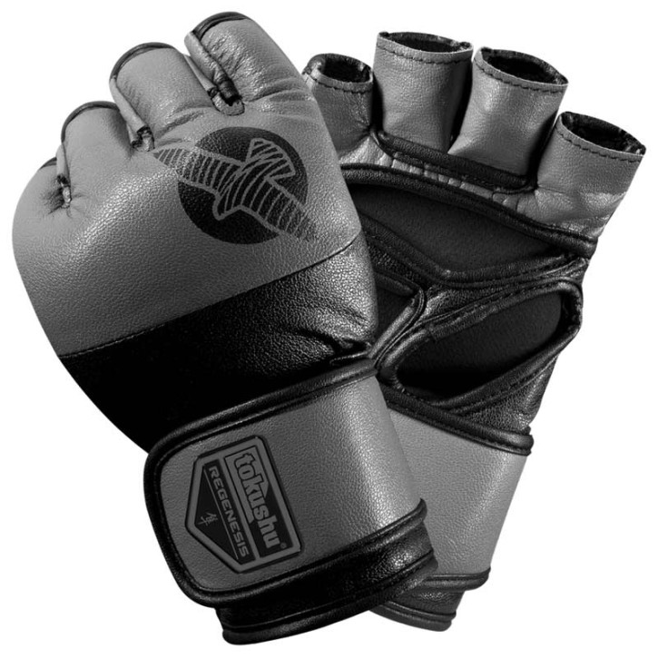 Hayabusa Tokushu Regenesis 4oz MMA Gloves Black Grey