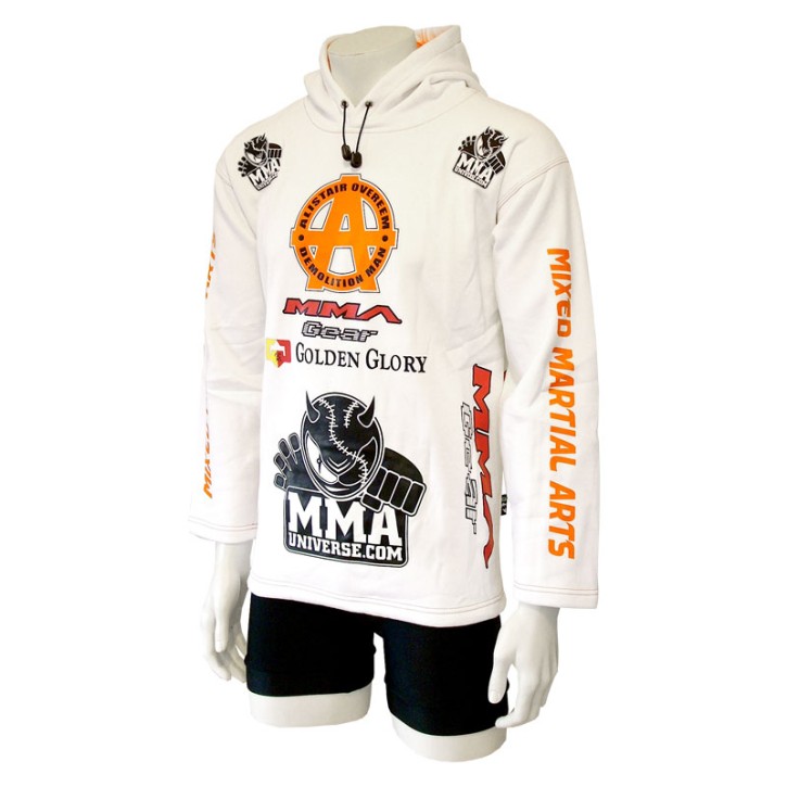 Sale MMA Gear Alistair Overeem Hoodie white