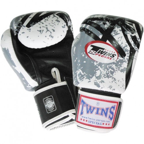 Twins Fantasy White Splatter Boxing Gloves