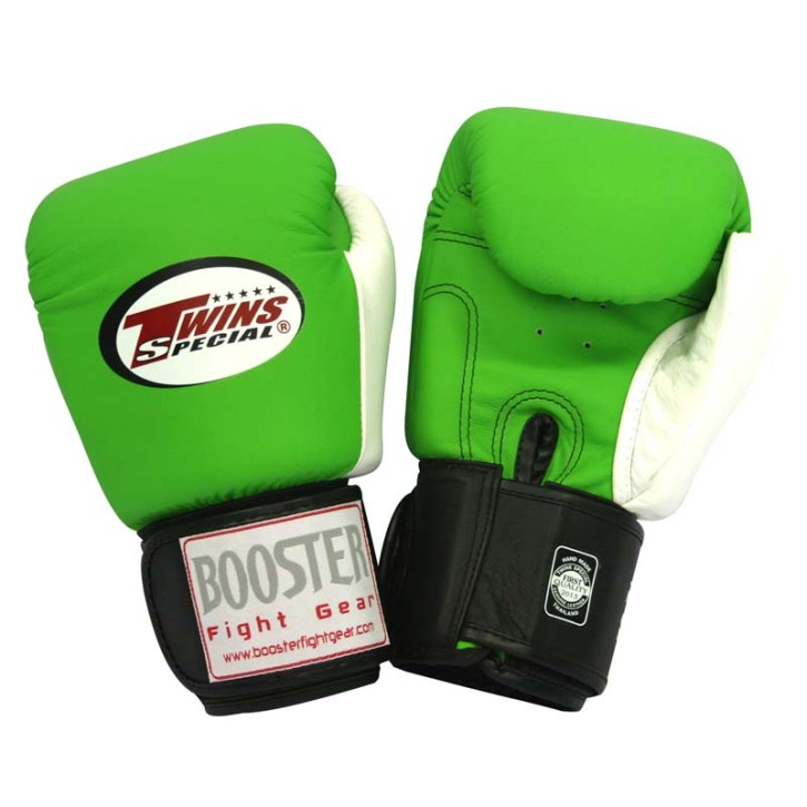 Twins BG5 boxing gloves green leather