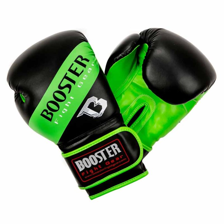 Abverkauf Booster BT Sparring Neon Green Synthetic Leather Boxhandschuh