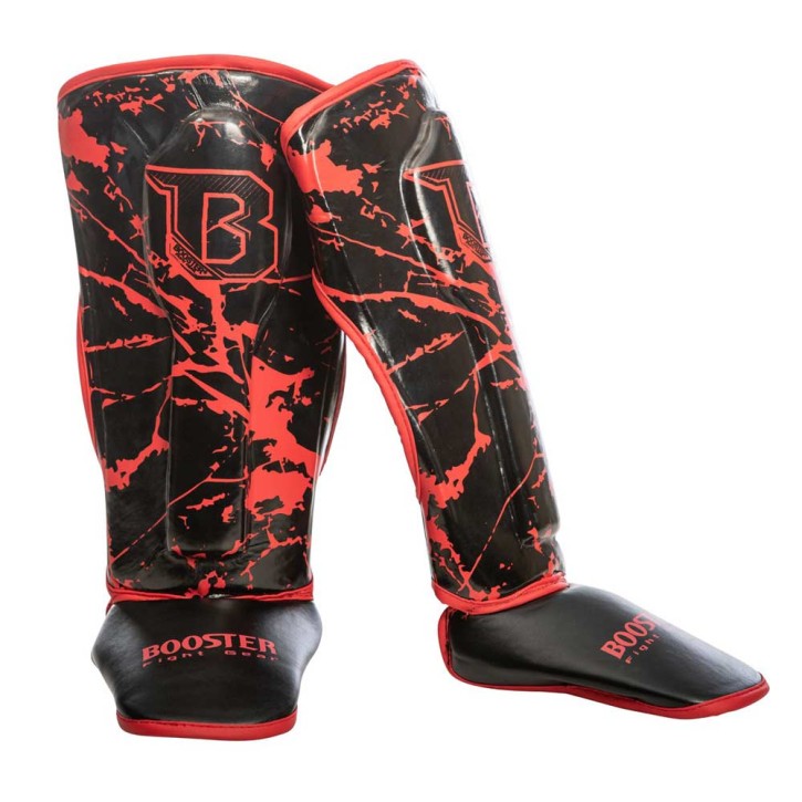 Booster shin guard SG Youth Marble Red