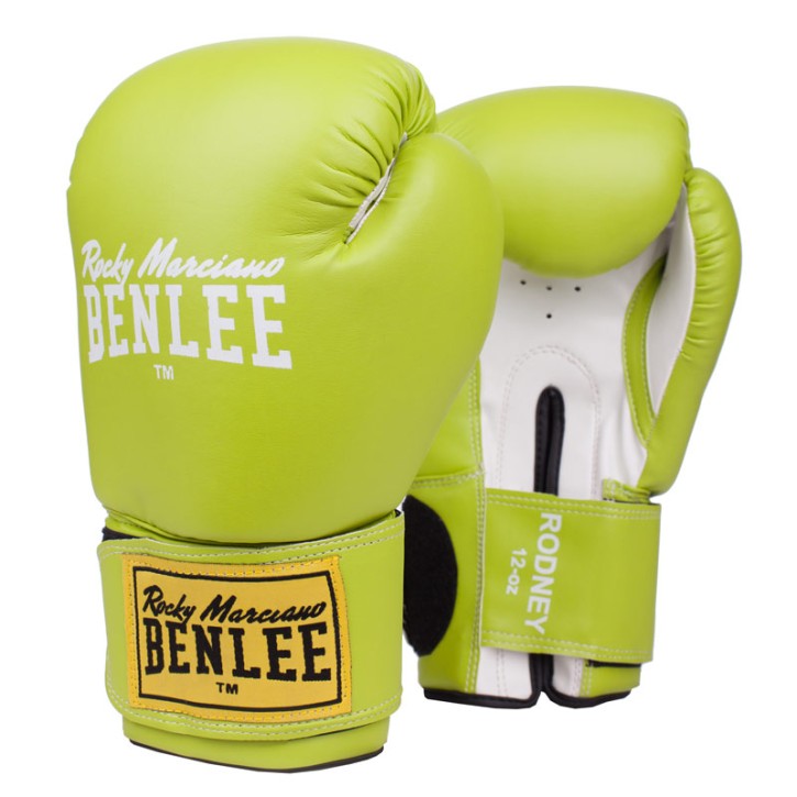 Benlee Artif. Leather Boxing Gloves Rodney Green White