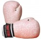 Top Ten Ultimate Women Fight pink white boxing gloves 10oz