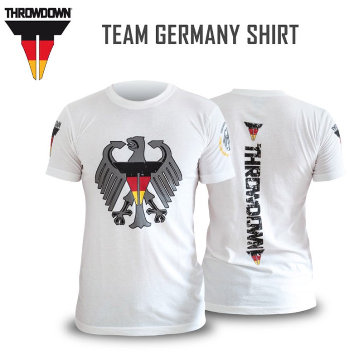 Abverkauf Throwdown Team Germany Shirt White