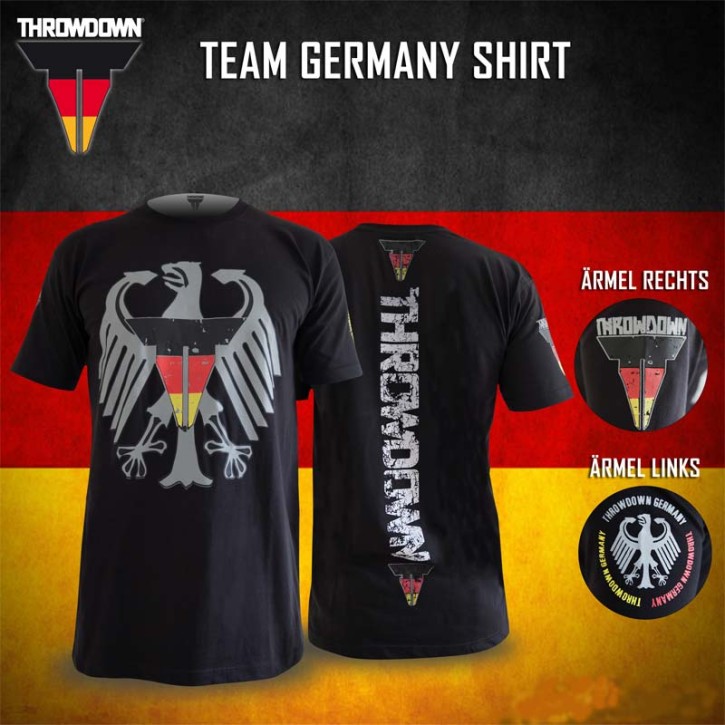 Throwdown Team Germany Shirt black