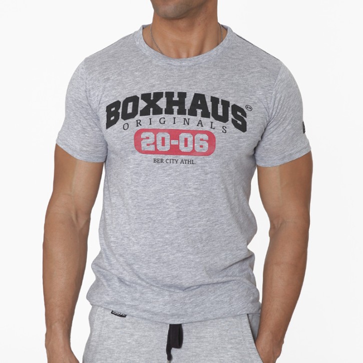 Abverkauf BOXHAUS Brand DESPITE Shirt Grey htr XS