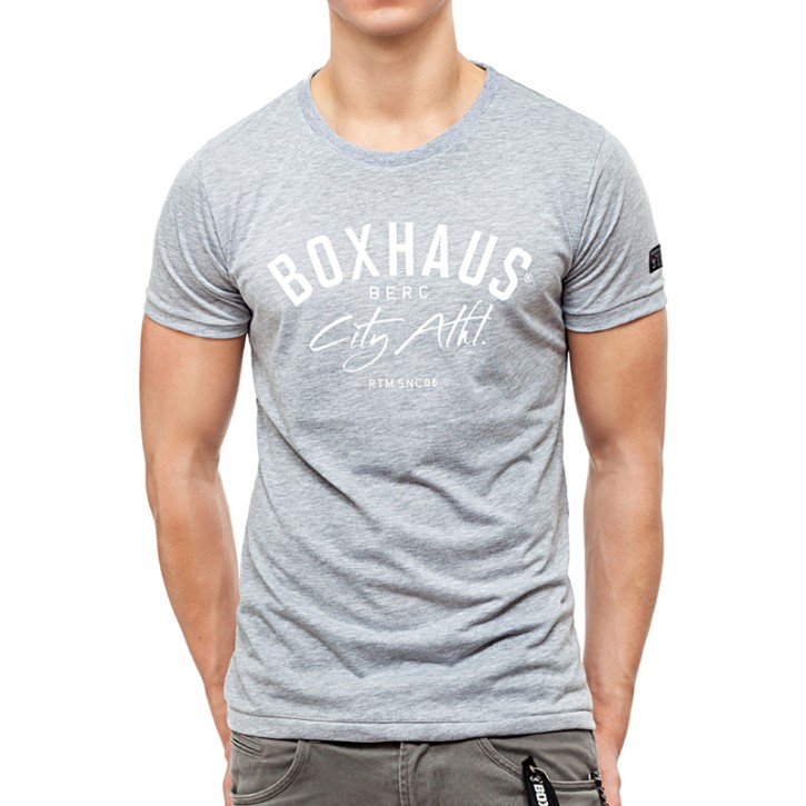 Sale BOXHAUS Brand Sisco T- Shirt Gray htr