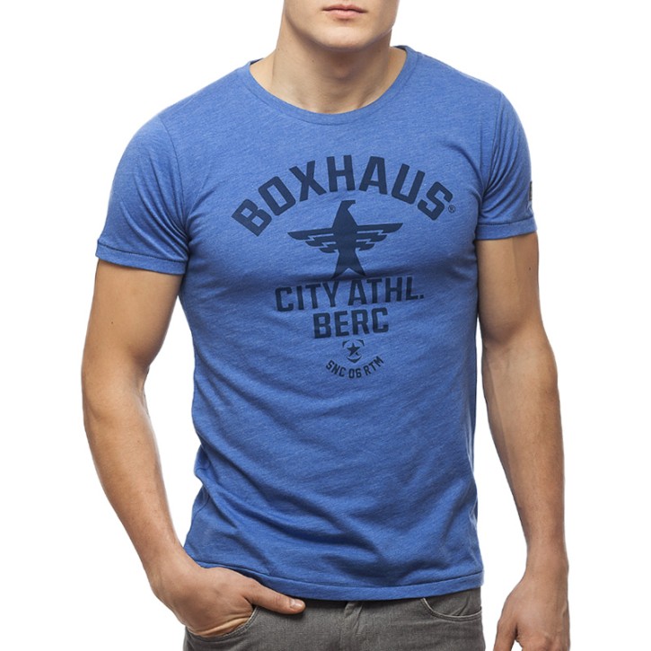 Abverkauf BOXHAUS Brand SOAR T-Shirt blue htr