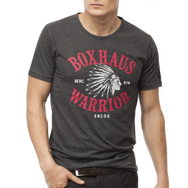 Sale BOXHAUS Brand Indi T-Shirt Black htr