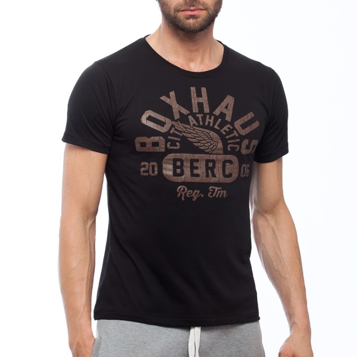 Sale BOXHAUS Brand CRUZ T-Shirt Black