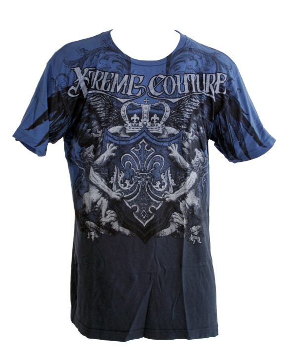 Sale Xtreme Couture Lion Crest Shirt Charcoal Gr S