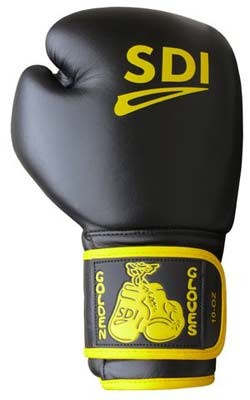 SDI Golden Line Boxing Gloves Leder