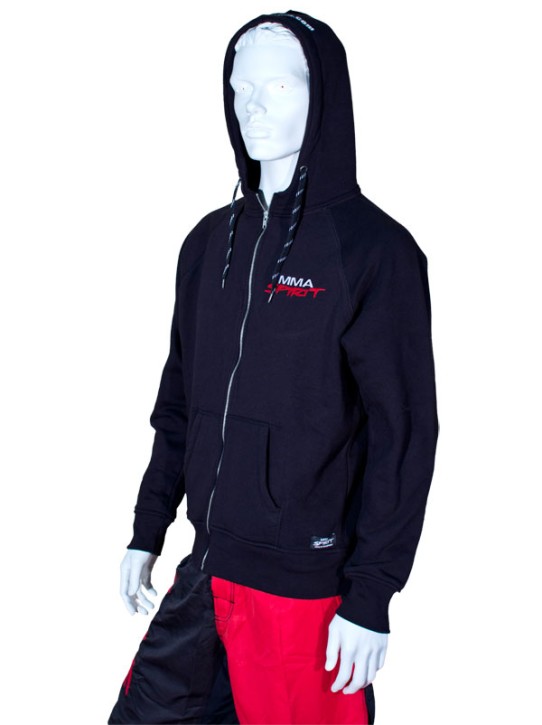 MMA Spirit hooded jacket black