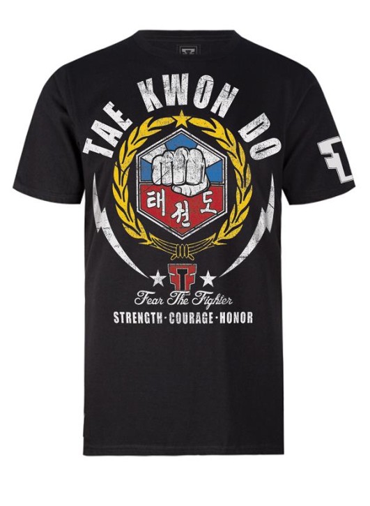 Abverkauf Fear The Fighter FTF Tae Kwon Do Shirt