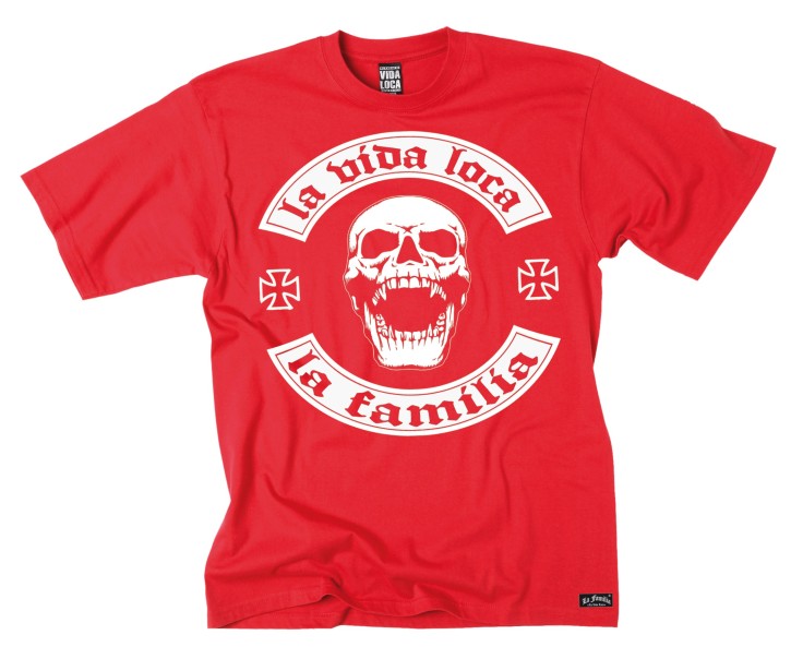 La Vida Loca El Gran Shirt Red 1119TSRD