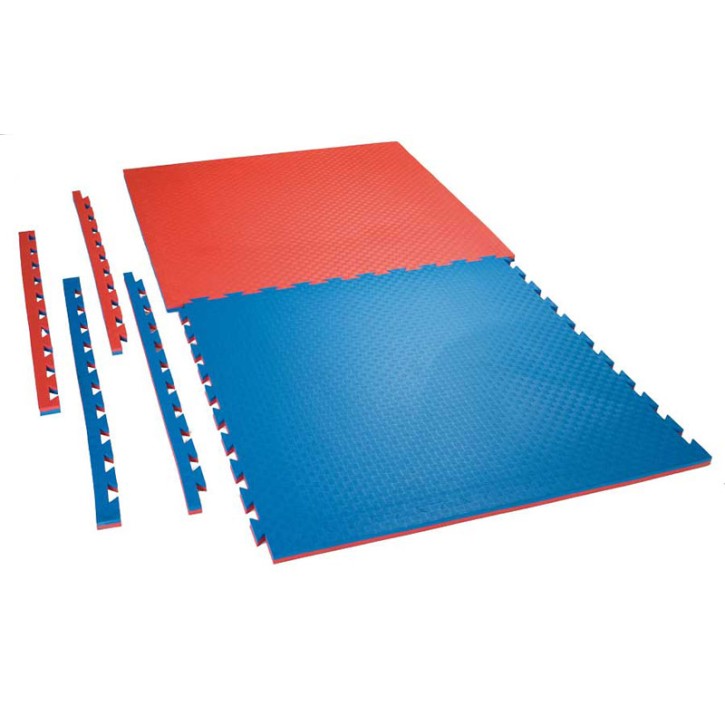 Abverkauf Puzzle Wendematte Checker 2cm Red Blue