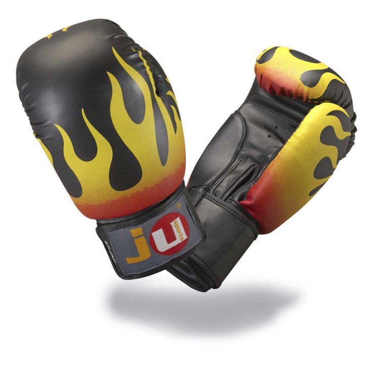 Ju-Sports Flames 12oz boxing gloves
