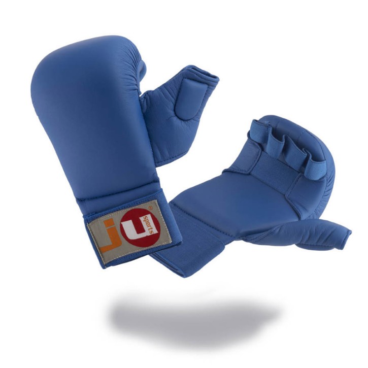 Ju- Sports Karate hand protection blue with thumb
