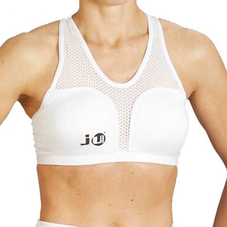 Ju- Sports Brustschutz für Damen Cool Guard Komplett White