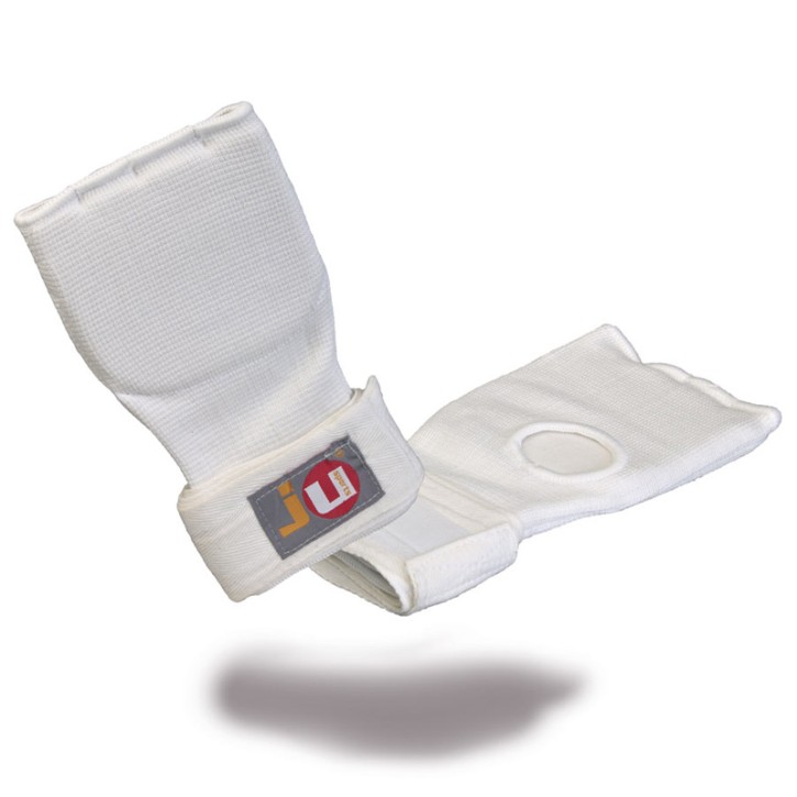 Ju- Sports Innenboxhandschuhe mit Bandage White Senior