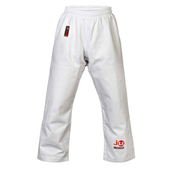 Ju- Sports judo pants Brasilia White elastic waistband kids