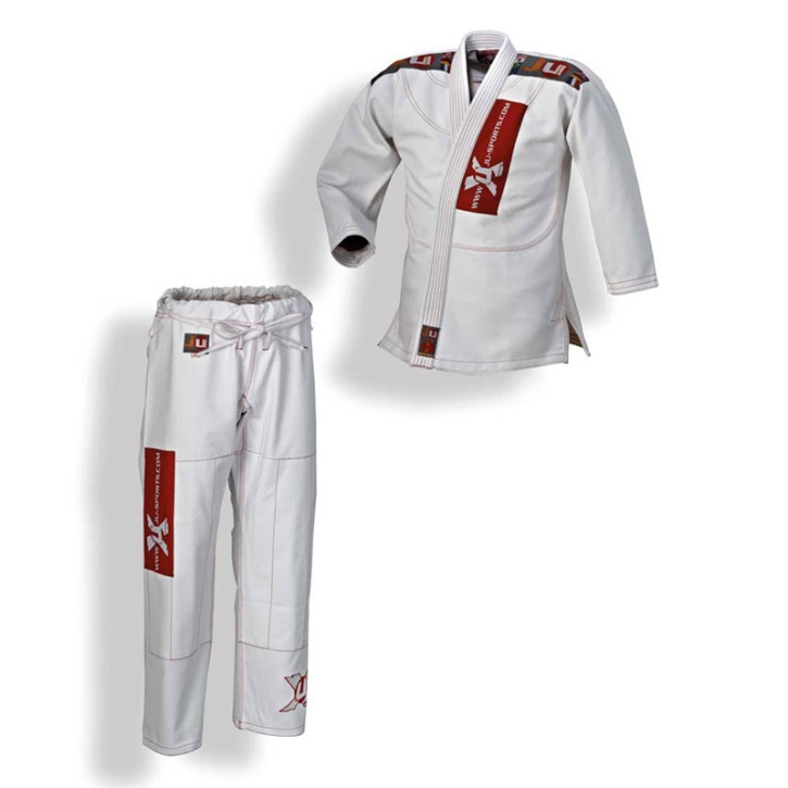 Ju- Sports Ju Jitsu Anzug White Pearl