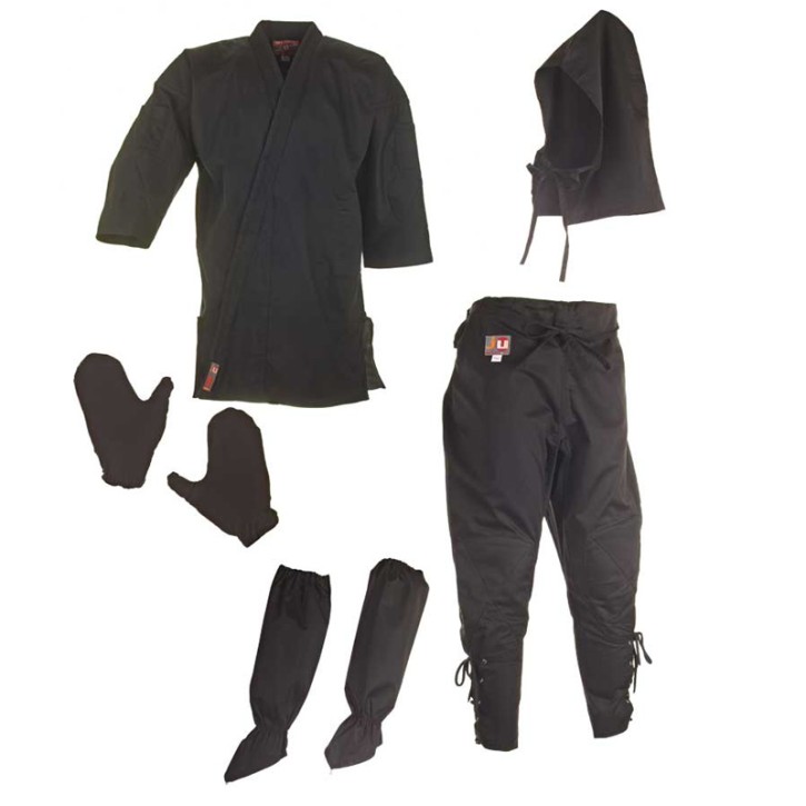 Abverkauf Ju- Sports Ninja Anzug Black