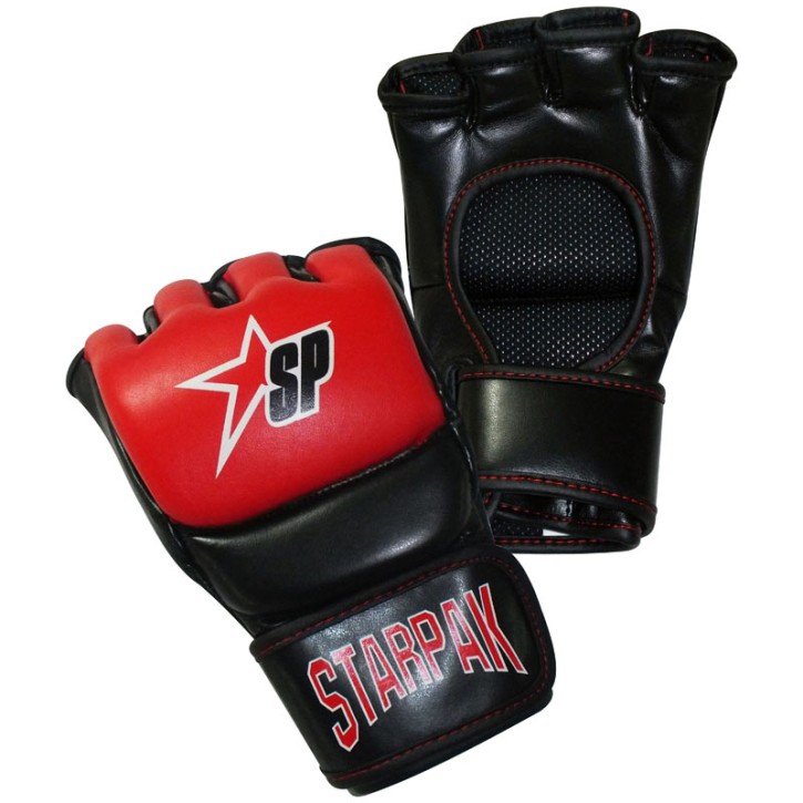 Clearance Starpak MMA Open Hand Sparring Glove Leather PU