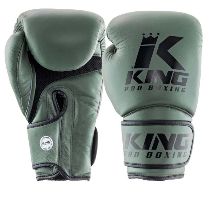 King Pro Boxing boxing gloves Star Mesh 4 olive