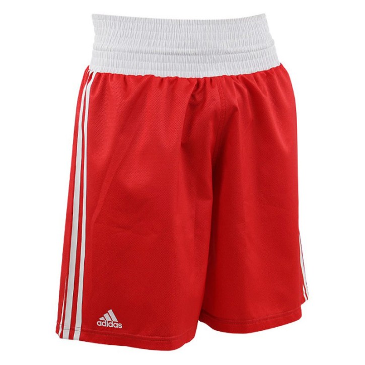 Abverkauf Adidas Boxing Shorts AIBA Red White