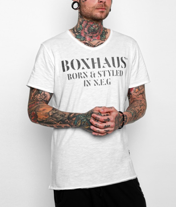 Sale BOXHAUS Brand Jayden T-Shirt White