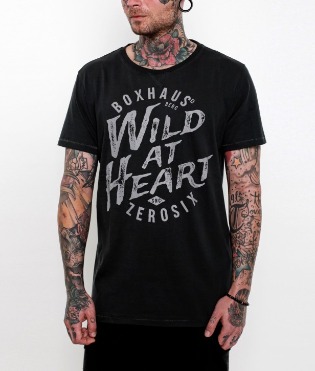 Sale BOXHAUS Brand WAH T-Shirt Black