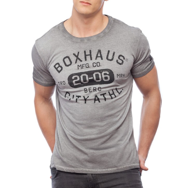 Sale BOXHAUS Brand Stone T-Shirt raven