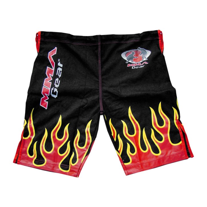 Sale MMA Gear GIXtreme Series Fire Shorts white size L