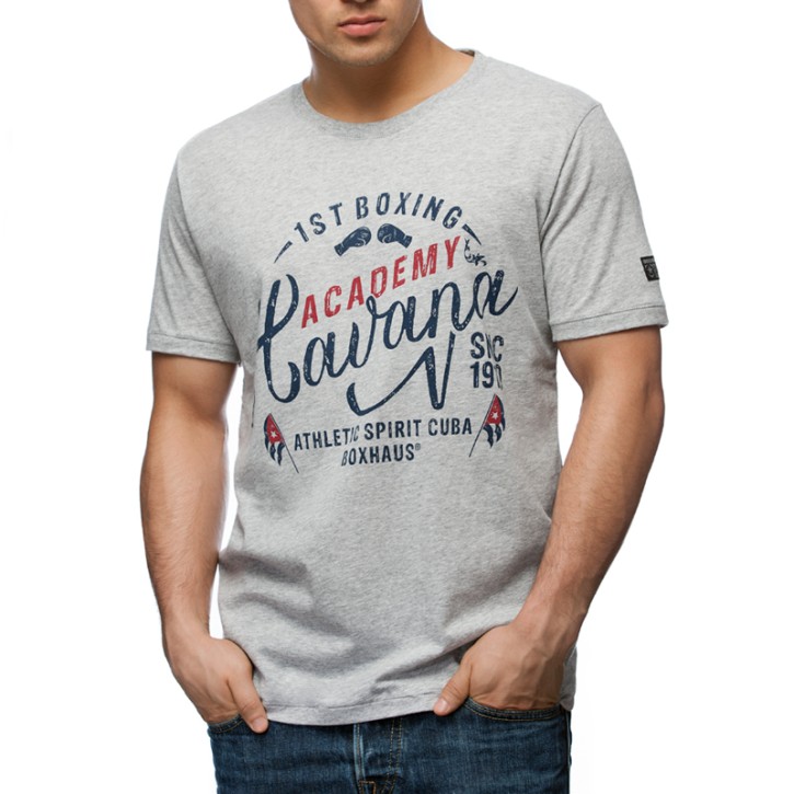 Sale BOXHAUS Brand Havana T-Shirt Gray htr
