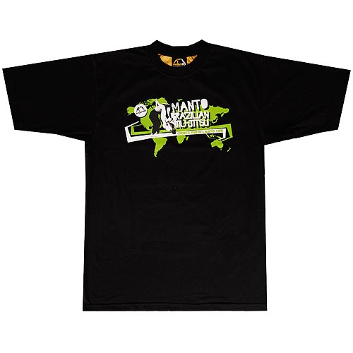 Abverkauf Manto BJJ T-Shirt black-green Gr. S